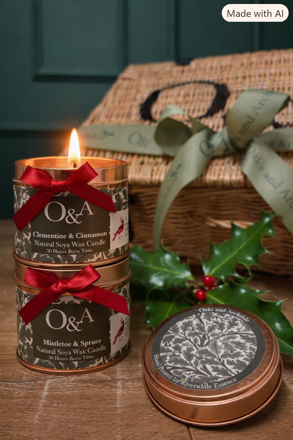 Clementine & Cinnamon Candle Tin