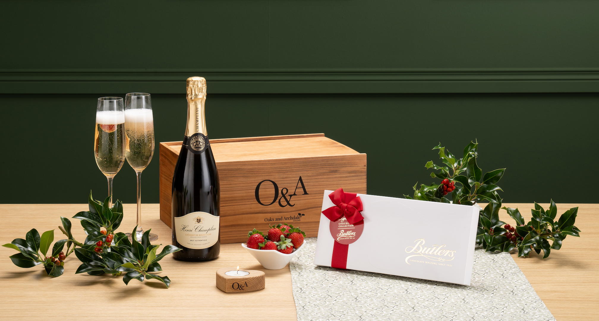 Oaks & Archdale Christmas Celebration Crate
