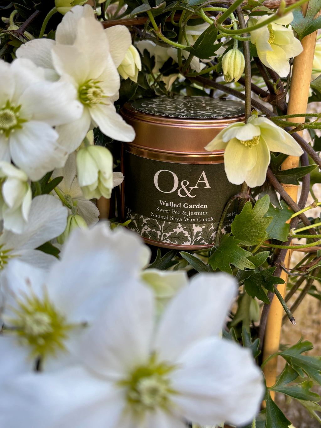 Walled Garden - Sweet Pea and Jasmine Candle Tin